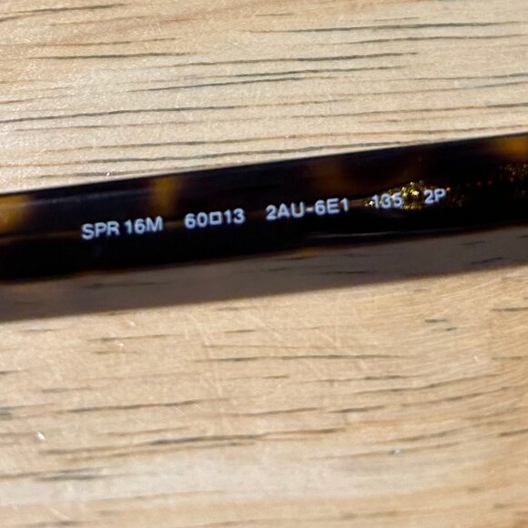 Womens Prada Dark Tortoise SPR 16M 60 13 2AU-6E1 135 Designer Sunglasses - Picture 9 of 16